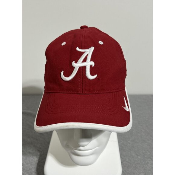 Nike Other - Alabama‎ Crimson Tide Hat Cap Strap Back NCAA Football Nike Mens Dri Fit